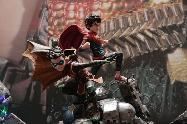 DC Comics Super Sons Statue Teased By Prime 1 Studio
