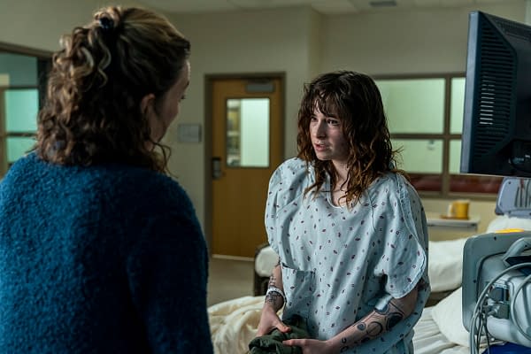 Virginia Kull as Linda McQueen, Ashleigh Cummings as Vic McQueen - NOS4A2 _ Season 2, Episode 6 - Photo Credit: Zach Dilgard/AMC