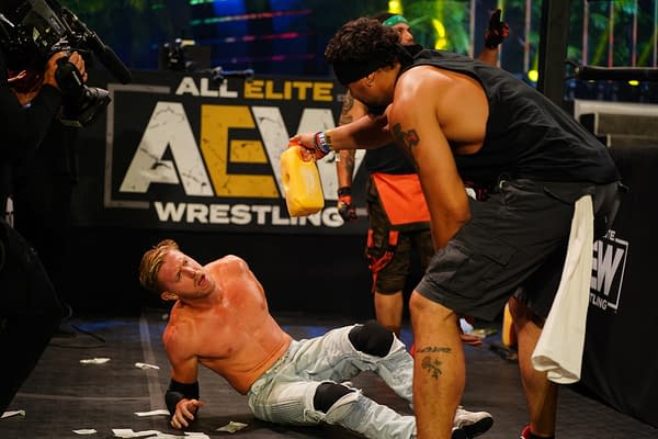 AEW Dynamite 7/8/20 Fyter Fest Night 2 Part 2 - Jericho vs. Cassidy (Image: AEW)