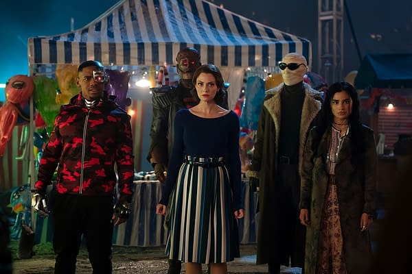 Doom Patrol -- EP 209 -- "Wax Patrol" -- Photo Credit: Bob Mahoney / 2020 Warner Bros. Entertainment Inc. All Rights Reserved.