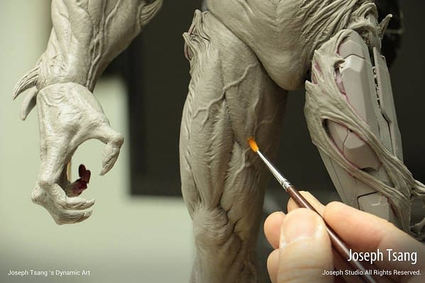 Hot Toys Shows Behind the Scenes of the New Venomized Iron Man