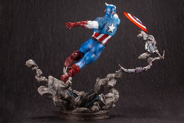 Captain America Joins the Fine Art Statue Series from Kotobukiya