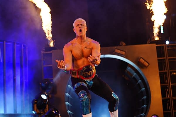 Cody Rhodes appears on AEW Dynamite. Photo Credit: Lee South / All Elite Wrestling