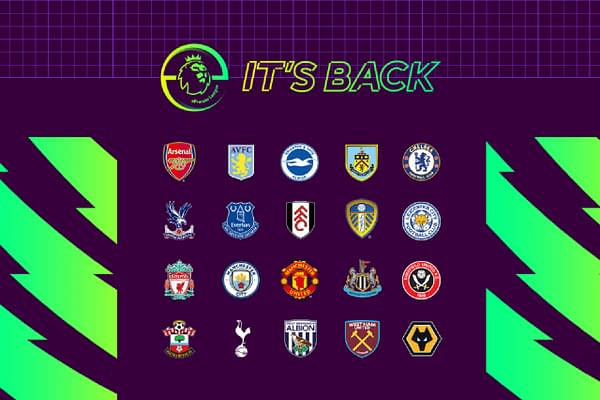 A look at the teams you'll be working with in the ePremier League, courtesy of EA Sports.