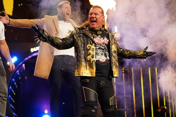 Chris Jericho appears on AEW Dynamite for Winter is Coming (Credit: All Elite Wrestling)