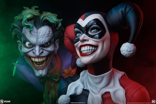 Harley Quinn Is Sweet but a Psycho in New Sideshow Collectibles Bust