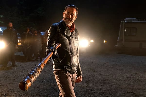 The Walking Dead star Jeffrey Dean Morgan knows what should happen to Trump. (Image: AMC)