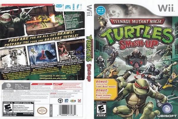 Teenage Mutant Ninja Turtles Smash-Up Wii Cover