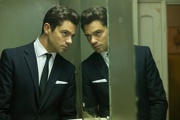 Dominic Cooper Looks In The Mirror In First Spy City First Look