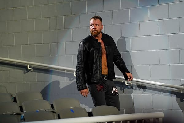 Photo from Jon Moxley vs. Cezar Bononi on AEW Dynamite 03/31/2021. Credit: All Elite Wrestling