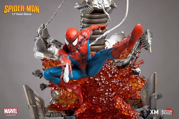 The Amazing Spider-Man Gets Explosive New XM Studios Statue