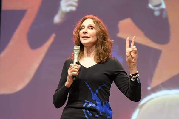 Gates McFadden at FedCon 26. FedCon, Europe's biggest Star Trek Convention, invites celebrities and fans to meet each other in signing sessions and panels. FedCon 26 took place Jun 2-5 2017. (Markus Wissmann / Shutterstock.com)