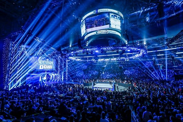 A live WWE Smackdown event from October 2019, back when the arenas were at least half full.