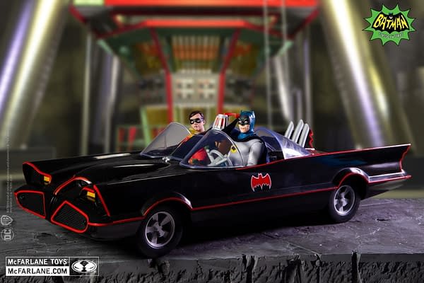 The 1966 Batmobile Hits Gotham Streets Again With McFarlane Toys