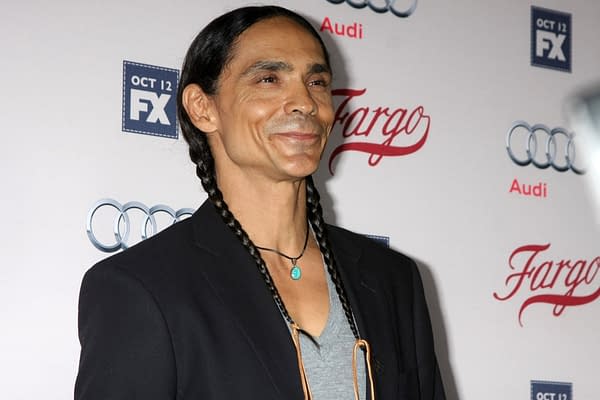 LOS ANGELES - OCT 7: Zahn McClarnon at the "Fargo" Season 2 Premiere Screening at the ArcLight Hollywood Theaters on October 7, 2015 in Los Angeles, CA (Editorial credit: Kathy Hutchins / Shutterstock.com)