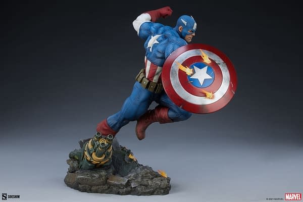 Stay Patriotic With Sideshow's Newest Captain America Statue