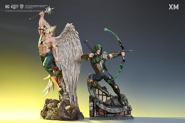 Green Arrow Shows Off His Archery Skills With XM Studios Statue