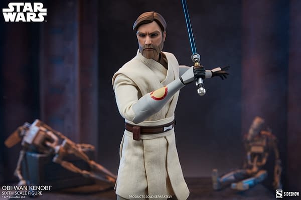 Star Wars Obi-Wan Kenobi Gets Animated With New Sideshow Figure