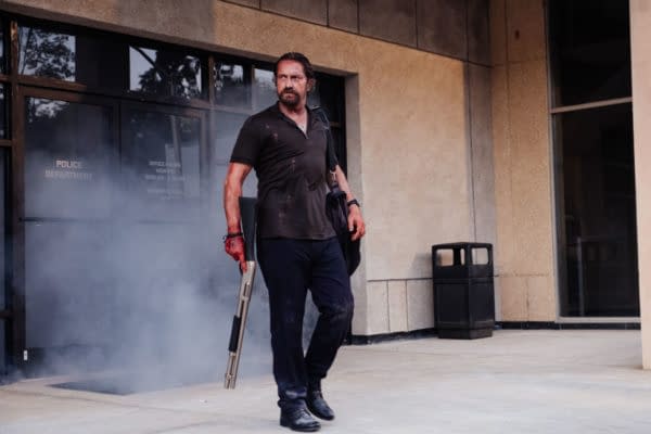 Copshop Stars Gerard Butler and Alexis Louder Talk Joe Carnahan Film