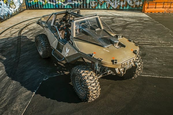 All that's missing is Sarge and company running over a random soldier. Courtesy of Hoonigan Industries.