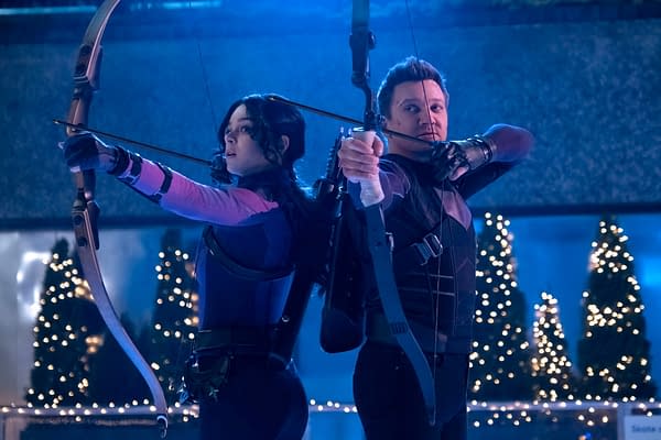 Hawkeye &#8211; Kevin Feige: Clint Barton "Reluctant Mentor" to Kate Bishop