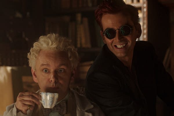 Good Omens 2: Neil Gaiman Shares Looks at David Tennant, Michael Sheen