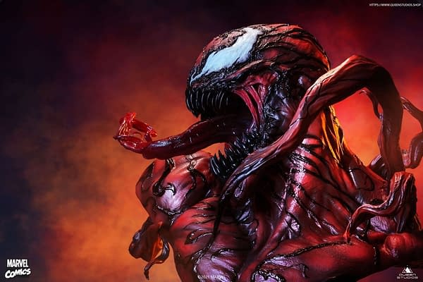 Carnage Arrives as Queen Studios New Marvel Comics Statue Debuts