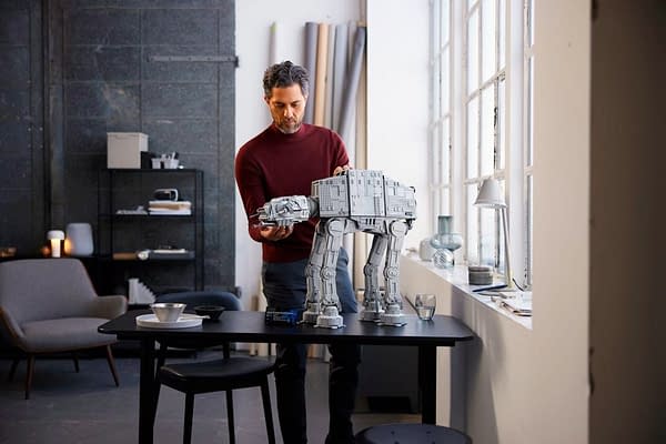 LEGO Reveal Massive 6,700 Piece Star Wars AT-AT Construction Set