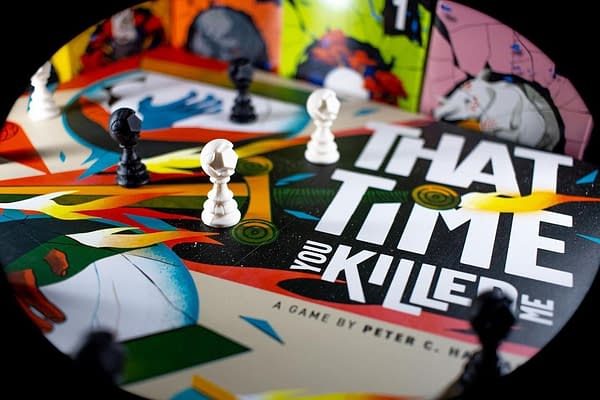 A look at the artwork and pieces for That Time You Killed Me, courtesy of Pandasaurus Games.