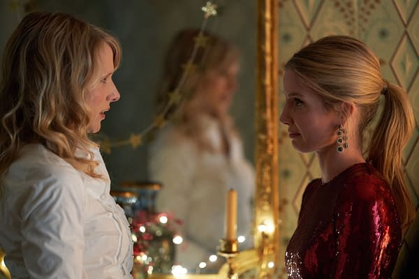 Silent Night Star Lucy Punch on Film's Christmas Dark Humor & Costars