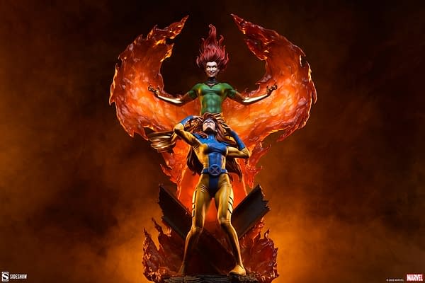 X-Men Phoenix and Jean Grey Maquette Debuts from Sideshow