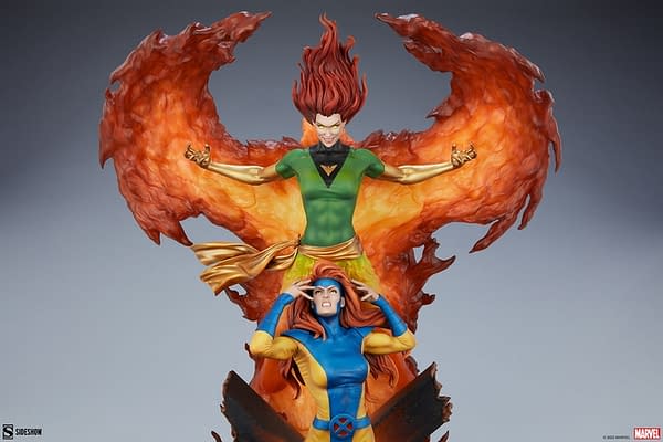 X-Men Phoenix and Jean Grey Maquette Debuts from Sideshow