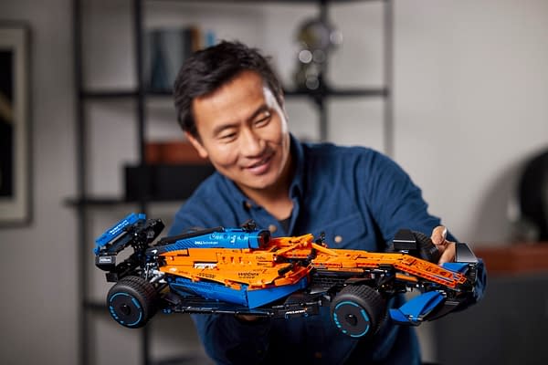 The McLaren Formula 1 Race Car Speeds on in with LEGO