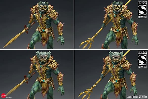 Tweeterhead Reveals Master of the Universe Mer-Man Maquette