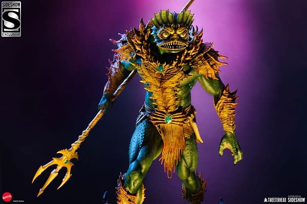 Tweeterhead Reveals Master of the Universe Mer-Man Maquette