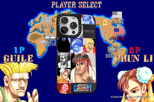 CASETiFY Announces 'Street Fighter' Iconic Game Series Collection