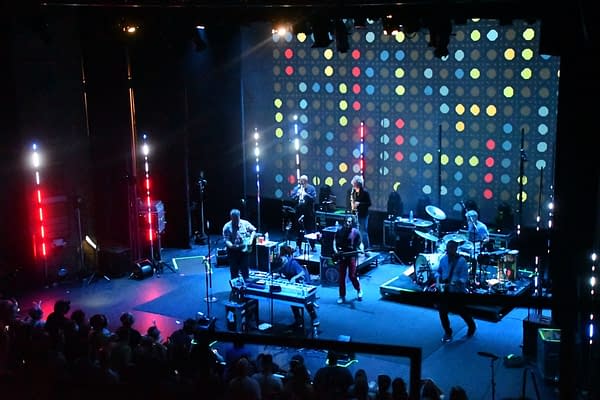 They Might Be Giants performing at the State Theatre in Ithaca, NY, during that leg of their Flood tour. Photo credit: Britt Bender