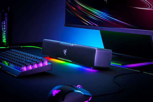 A look at the Leviathan V2 X PC Soundbar, photo courtesy of Razer.