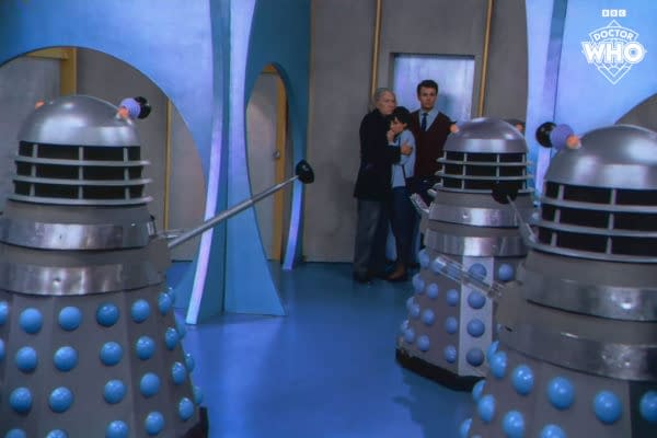 Doctor Who: The Daleks in Colour Stills Reveal Really Blue Floors!