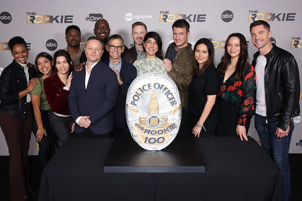 The Rookie: Eric Winter, Melissa O'Neil Post 100th Ep Screening Video
