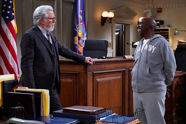 Night Court S02 "Chips Ahoy" Images: Dan Goes All-In on Poker Game