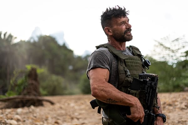 Long Gone Heroes Star Frank Grillo on Action Thriller, Swab & More