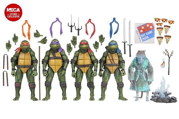  NECA Store Exclusive Teenage Mutant Ninja Turtles 4-Pack Revealed