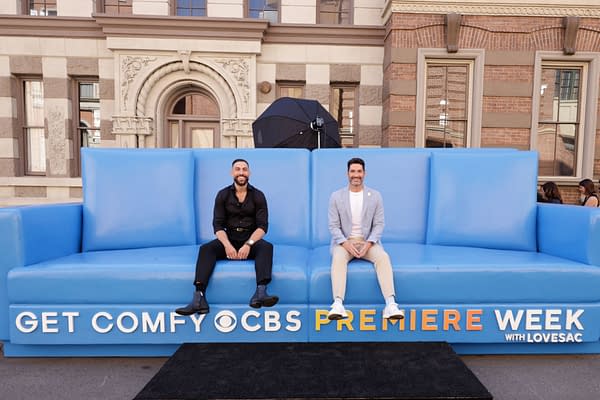 CIA: "FBI" Universe Series Star Tom Ellis Checks Out CBS Fest (IMAGES)