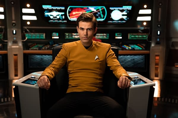 Strange New Worlds: Goldsman Says Kirk Will Be in Command Before End