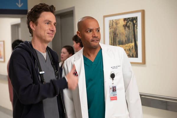 Scrubs Return Images: JD, Turk, Elliot, Carla & Dr. Cox Are Back!