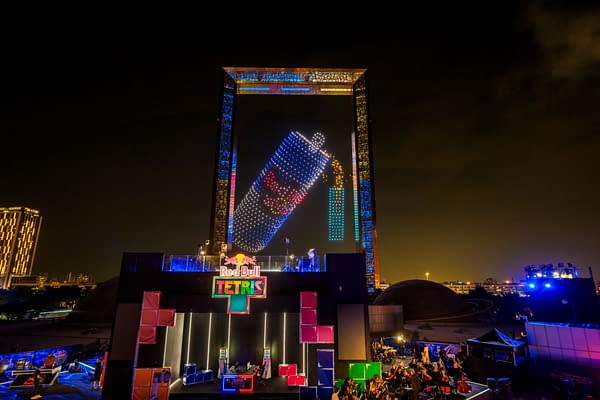Red Bull Tetris Wall Dubai