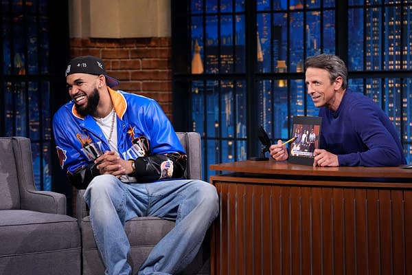 Knicks Star Karl-Anthony Towns, Seth Meyers Talk NBA Championship