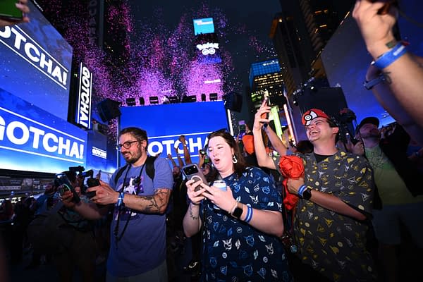 Pokémon GO Celebrates Its Tenth Anniversary in Times Square