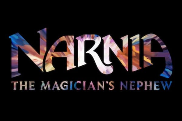 Stylized title card for Narnia: The Magician's Nephew with the word